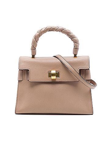 Miu Miu Mini Goatskin Madras Click Top Handle Bag (view 1)
