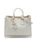 Prada 100% Leather White Saffiano Lux Double Zip Satchel One size - photo 1
