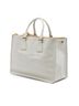 Prada 100% Leather White Saffiano Lux Double Zip Satchel One size - photo 3