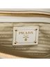 Prada 100% Leather White Saffiano Lux Double Zip Satchel One size - photo 6