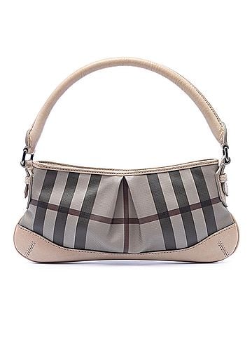 Burberry Smoke Check Coated Canvas Shoulder Bag (view 1)