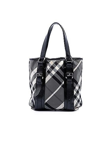 Burberry Small Beat Check Nylon Victoria Tote (view 1)