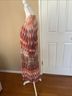 Chico's Design Print Orange Brown Cardigan Size 8 - photo 5