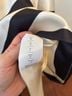 Nicholas Stripes Black White Cocktail Dress Size 6 - photo 4