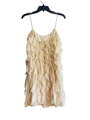 Aidan Mattox Ruffle Chiffon Cocktail Dress (view 2)