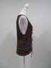 Zara Solid Brown Sweater Vest Size L - photo 8