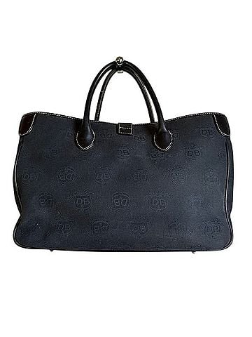 Dooney & Bourke DB Monogram Signature Canvas Tote Bag Tote (view 2)