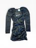 Halpern Solid Black Cocktail Dress Size 6 - photo 5
