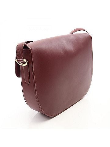 Cartier Cartier Must Line Shoulder Bag/Handbag, Leather, Women's, Bordeaux (Burgundy) (view 2)