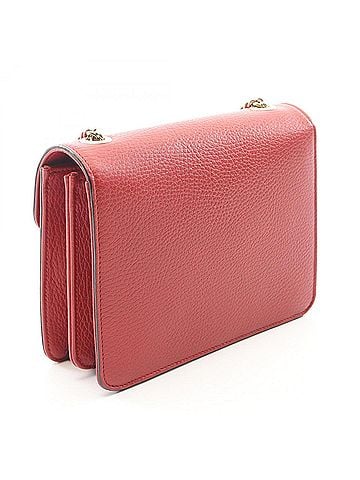 Gucci Gucci Interlocking G Shoulder Bag Handbag Leather Women's Red 510304 (view 2)