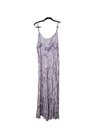 J.Crew Flora Obscura Lavender Slip Casual Dress (view 2)