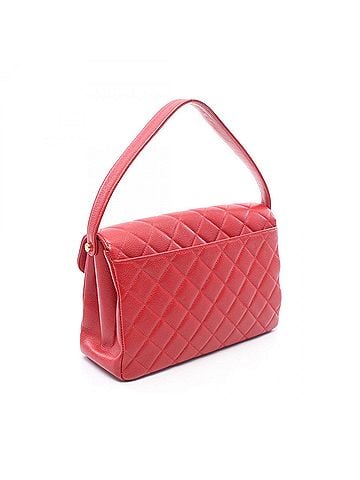 Chanel Chanel Matelassé Handbag, Caviar Leather (Grained Calfskin), Women's, Red (view 2)