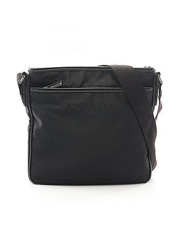 Prada Prada PRADA Shoulder Bag Handbag Nylon Saffiano Leather Women's Black VA0797 (view 1)