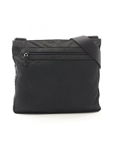 Prada Prada PRADA Shoulder Bag Handbag Nylon Saffiano Leather Women's Black (view 1)