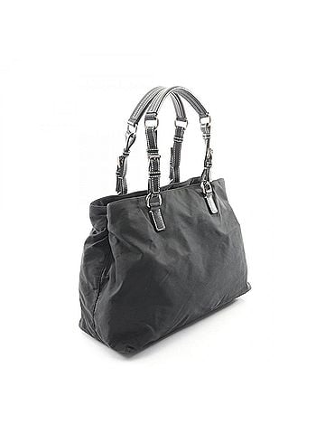 Prada Prada PRADA Tote Bag Handbag Nylon Saffiano Leather Women's Black BR2199 (view 2)