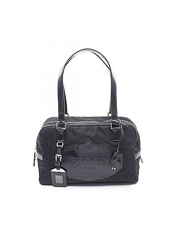 Prada Prada PRADA Shoulder Bag Handbag Nylon Leather Women's Black (view 1)