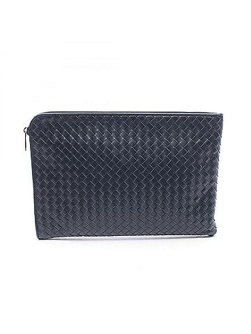 Bottega Veneta Bottega Veneta Intrecciato Second Bag Clutch Handbag Leather Men's Navy (view 1)