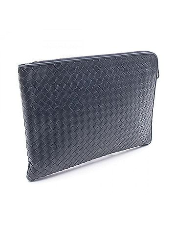 Bottega Veneta Bottega Veneta Intrecciato Second Bag Clutch Handbag Leather Men's Navy (view 2)