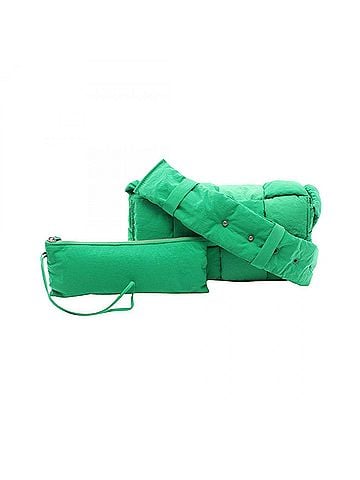 Bottega Veneta Bottega Veneta Padded Tech Cassette Shoulder Bag/Handbag, Nylon, Men's, Green, 628951VBO813724 (view 1)