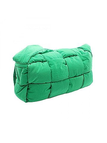 Bottega Veneta Bottega Veneta Padded Tech Cassette Shoulder Bag/Handbag, Nylon, Men's, Green, 628951VBO813724 (view 2)