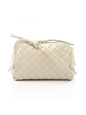 Bottega Veneta Bottega Veneta Intrecciato Shoulder Bag/Handbag, Leather, Women's, White, 794258VCPP19197 (view 1)