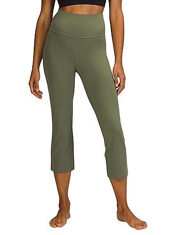 Lululemon Athletica Groove Super-High-Rise Crop 23" Fleece Pants (view 1)