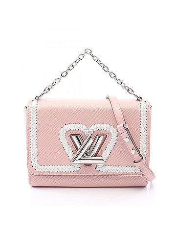 Louis Vuitton Louis Vuitton Twist MM 2-Way Handbag, Leather, Epi Women's, Pink/White, M53126 (view 1)