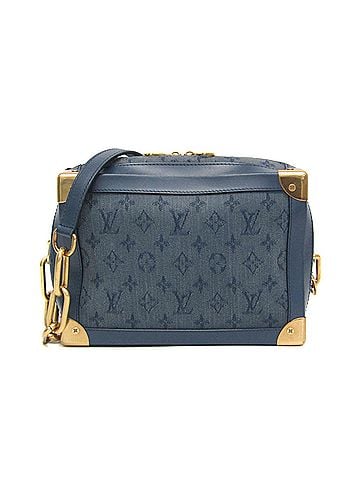 Louis Vuitton Louis Vuitton Monogram Denim Soft Trunk M44723 Women's Shoulder Bag Blue (view 1)