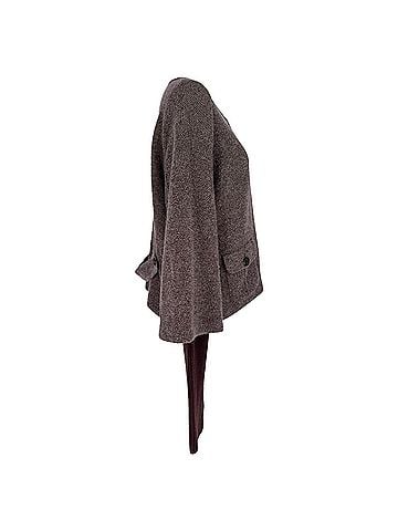 Christian Dior Christian Dior Knit Jacket in Brown Wool (view 2)