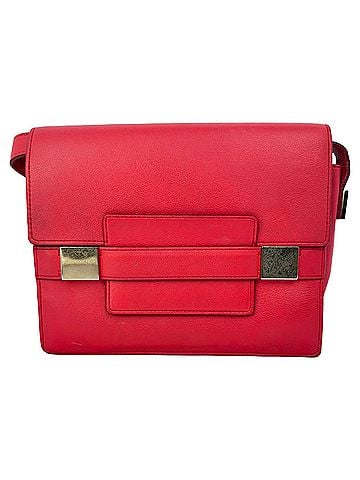 Delvaux Delvaux Mini Madame Crossbody Bag in Red Leather (view 1)