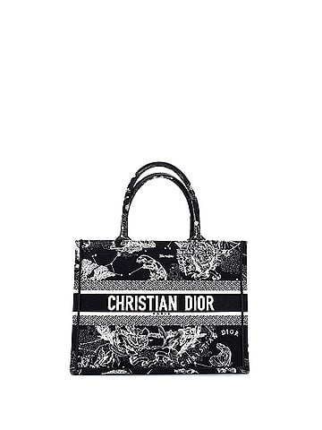 Christian Dior Book Tote Embroidered Canvas Medium (view 1)