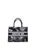 Christian Dior 100% Canvas Plain Black Book Tote Embroidered Canvas Medium One size - photo 1