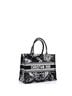 Christian Dior 100% Canvas Plain Black Book Tote Embroidered Canvas Medium One size - photo 3