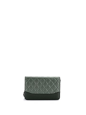 Chanel Gabrielle Wallet on Chain Quilted Aged Calfskin (view 2)