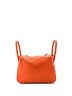 Hermès 100% Leather Orange Lindy Bag Clemence 26 One size - photo 4