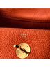 Hermès 100% Leather Orange Lindy Bag Clemence 26 One size - photo 6