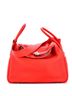 Hermès 100% Leather Red Lindy Bag Clemence 34 One size - photo 1
