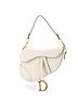 Christian Dior 100% Leather White Saddle Handbag Leather Medium One size - photo 1