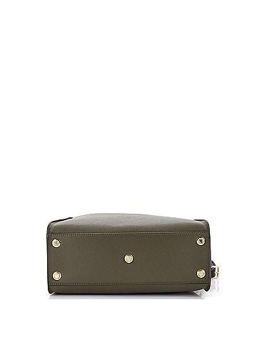 Louis Vuitton On My Side Tote Leather with Monogram Canvas MM (view 2)