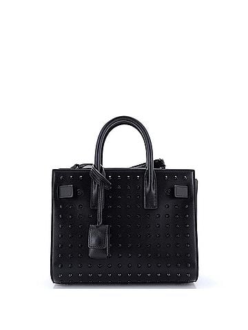 Saint Laurent Sac de Jour Bag Studded Leather Nano (view 1)