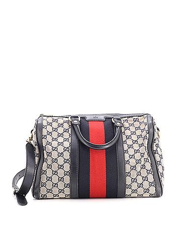 Gucci Vintage Web Boston Bag GG Canvas Medium (view 1)