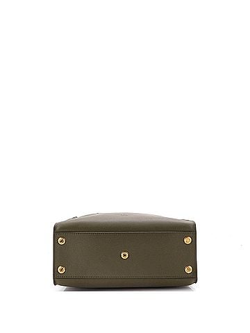 Louis Vuitton On My Side Tote Leather with Monogram Canvas MM (view 2)