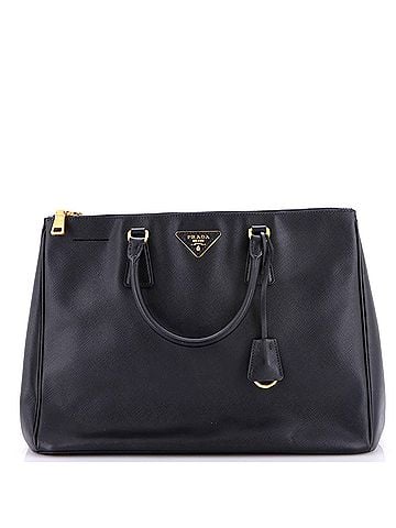 Prada Double Zip Lux Tote Saffiano Leather Large (view 1)