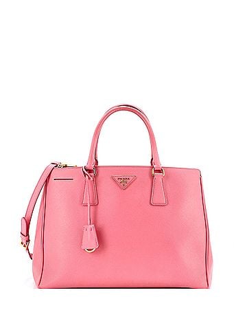Prada Double Zip Lux Tote Saffiano Leather Medium (view 1)