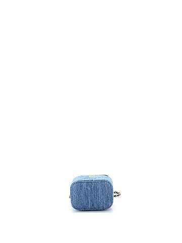 Chanel Pearl Crush Vanity Case with Chain Quilted Denim Mini (view 2)