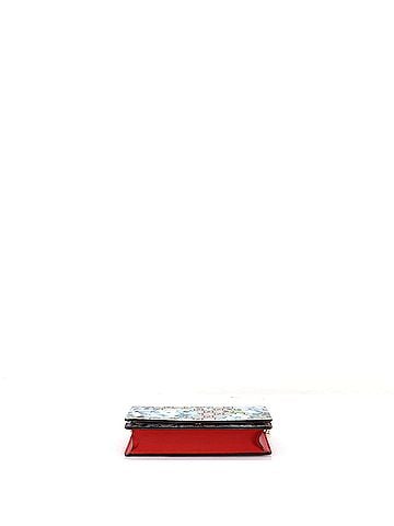 Gucci Chain Wallet Blooms Print GG Coated Canvas (view 2)