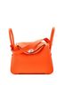 Hermès 100% Leather Orange Lindy Bag Clemence 26 One size - photo 1
