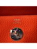 Hermès 100% Leather Orange Lindy Bag Clemence 26 One size - photo 6