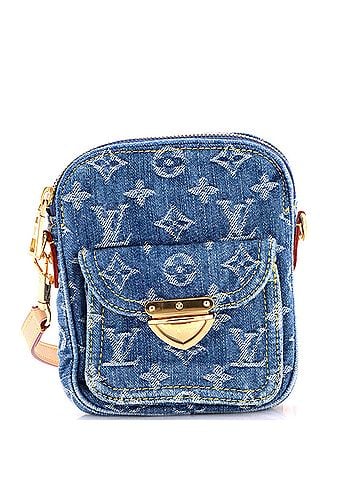 Louis Vuitton Fairfax Pochette Crossbody Bag LV Remix Monogram Denim (view 1)