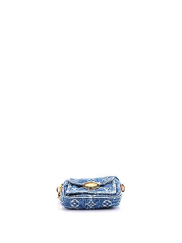 Louis Vuitton Fairfax Pochette Crossbody Bag LV Remix Monogram Denim (view 2)